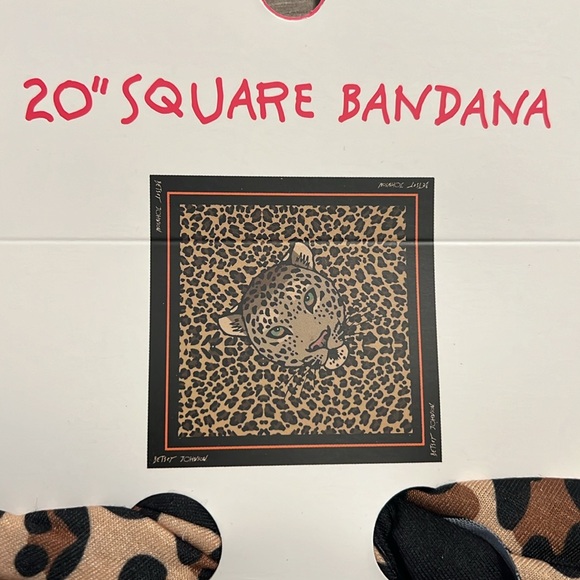 Betsey Johnson leopard bandana - Picture 3 of 3